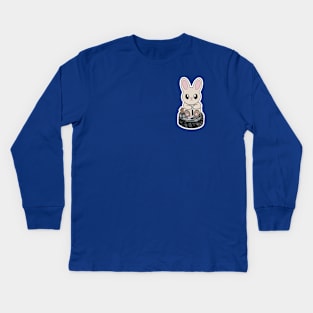 Puck Bunny (Edmonton) Kids Long Sleeve T-Shirt